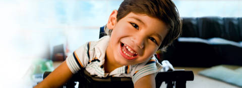 Little boy smiling