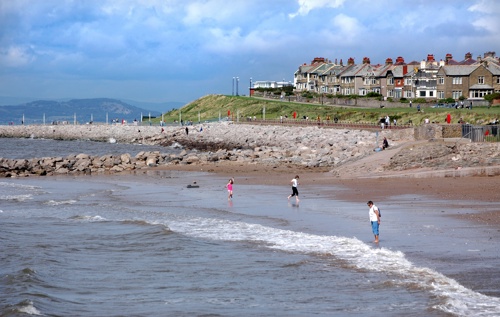 Heysham beach